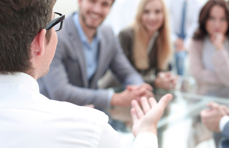 Geschäftleute Schulung, Leadership Training